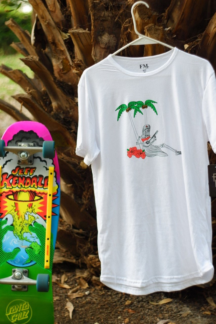 Calaca beach vibes con manga