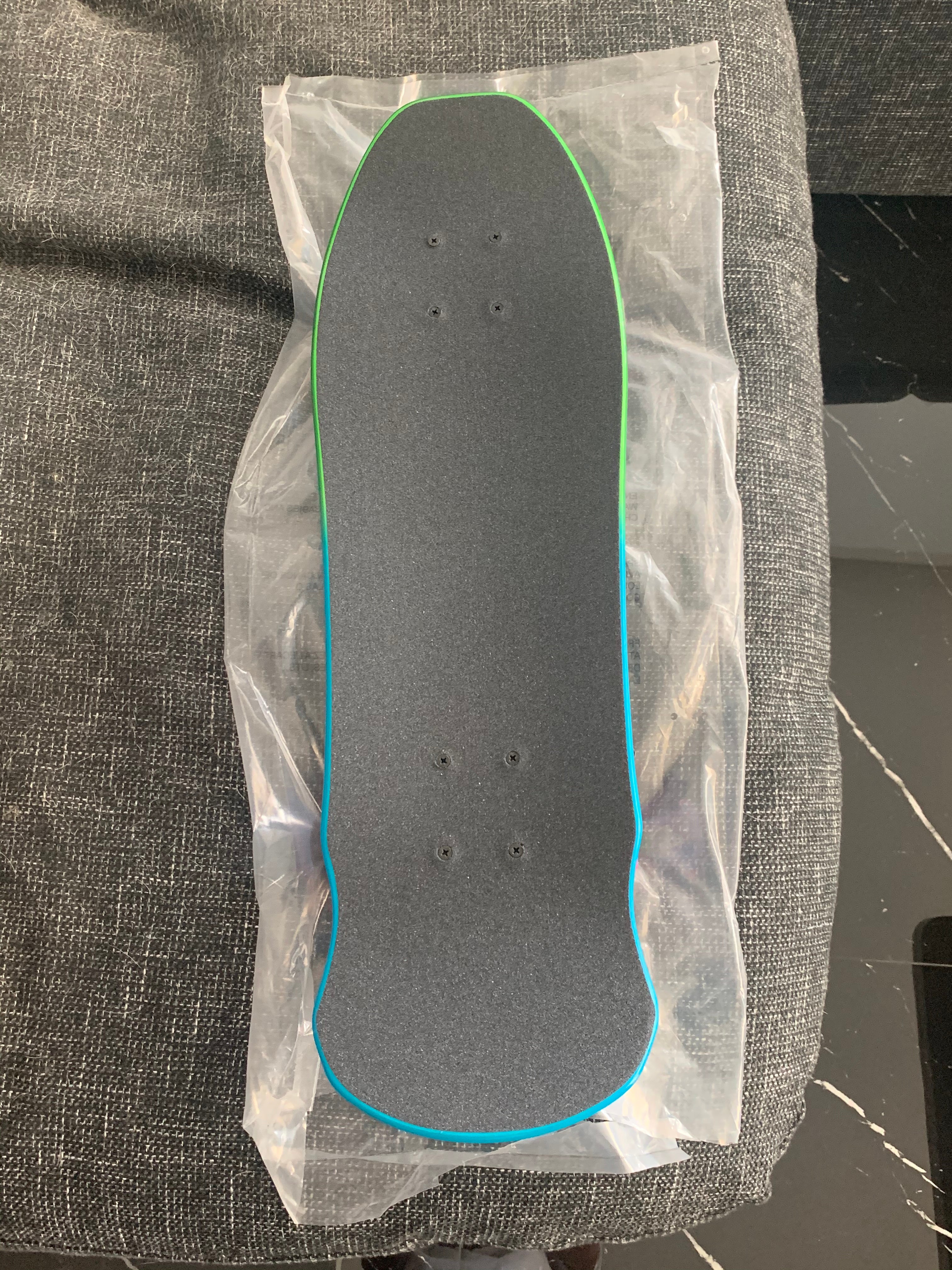 Patineta Santa Cruz Mini Roskopp Face Verde/azul