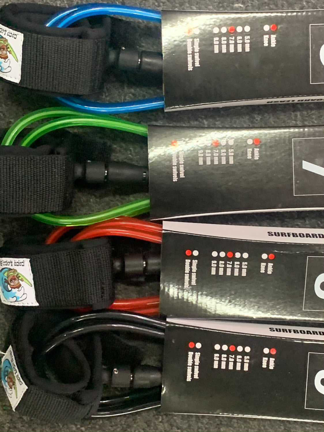 Leash para tabla de surf 6,7,8 y 9 pies