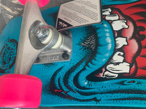 Patineta Santa Cruz Mini Roskopp Face Verde/azul