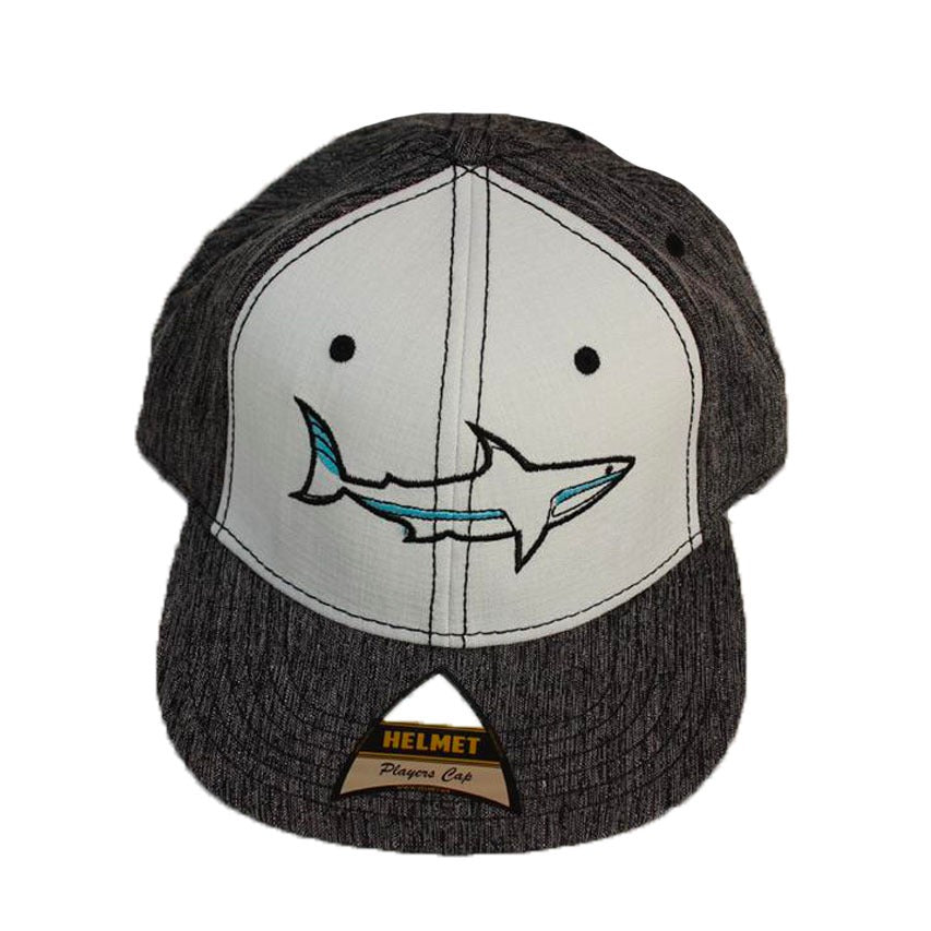 Gorra Tiburón (gris con blanco)